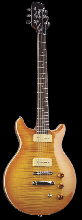 Фотографии гитар Sunburst Archtop Flametop P-90 SATFP90